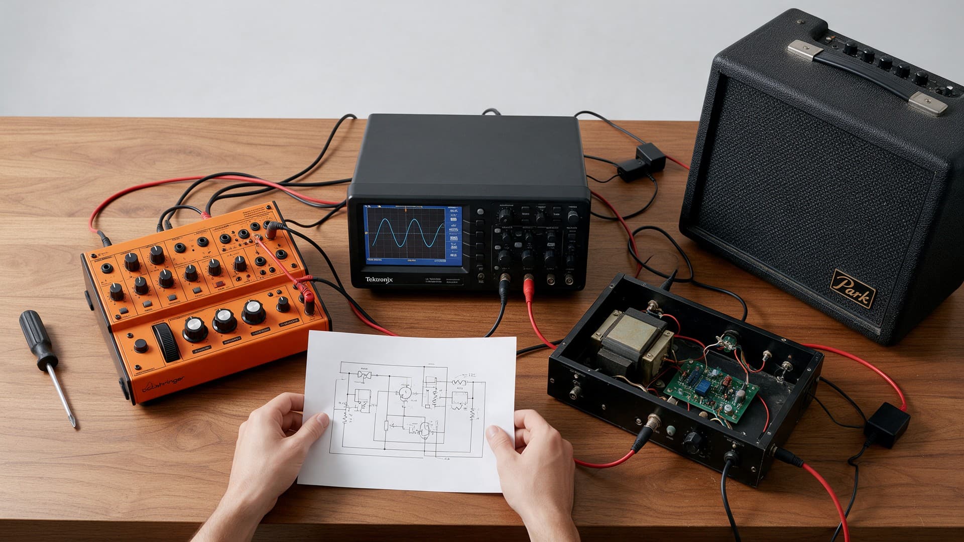 Técnico revisando los altavoces instalados en un local de ocio